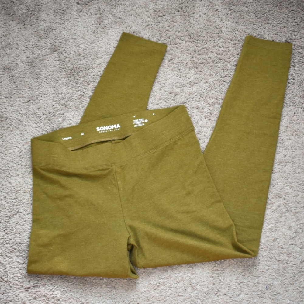 Sonoma Goods for Life Brown Leggings Size Medium